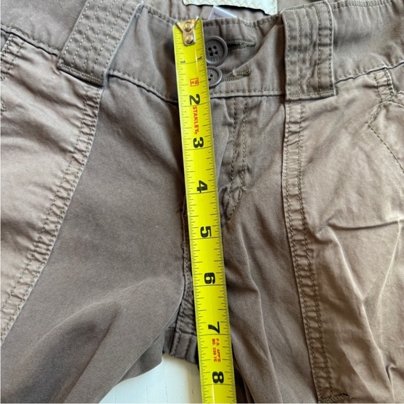 VTG Y2K Abercrombie Fitch Pants Brown Cargo Baggy Low Rise Kids L Womens XS - Picture 9 of 13